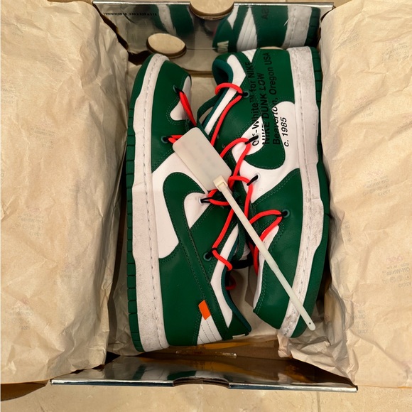 Nike Dunk Low Off-White Pine Green - Picture 2 of 16